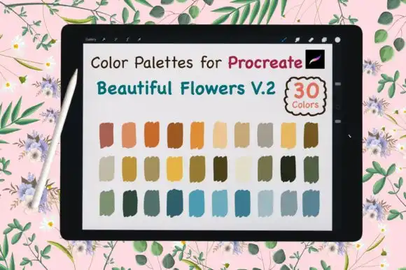 Procreate Color Palette Beauty Flower V2