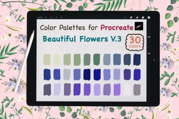 Procreate Color Palette Beauty Flower V3