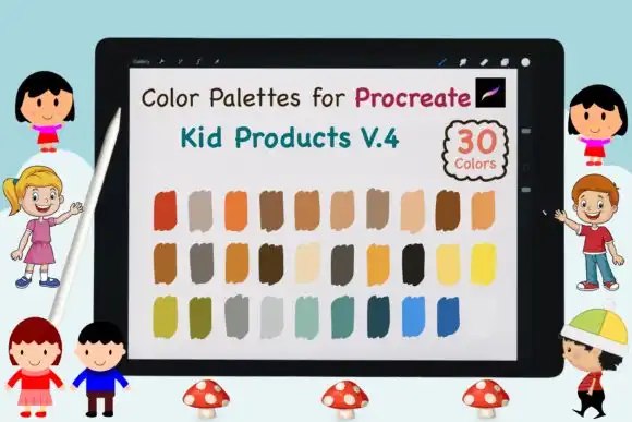 Procreate Color Palette Kid Product V4