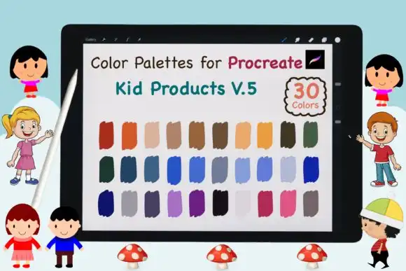 Procreate Color Palette Kid Product V5