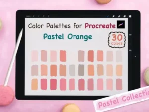 procreate color palettepastel orange graphics 7633989 1 1 580x387 33060
