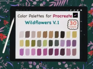 procreate color palettewildflowers v1 graphics 7568047 1 1 580x387 33813