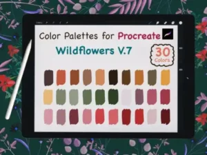 procreate color palettewildflowers v7 graphics 7614188 1 1 580x387 33834