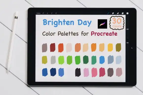 Procreate Color Palettes Brighten
