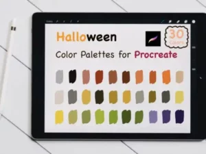 procreate color palettes halloween graphics 5698495 580x387 32950