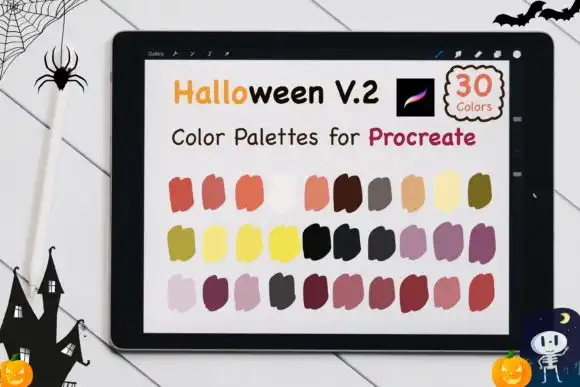 Procreate Color Palettes Halloween V2