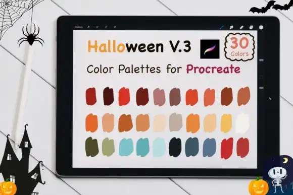 Procreate Color Palettes Halloween V3
