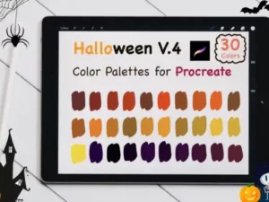 procreate color palettes halloween v4 graphics 5803674 1 1 580x387 33457