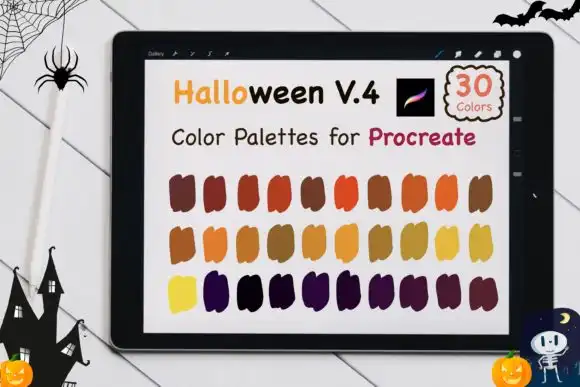 Procreate Color Palettes Halloween V4
