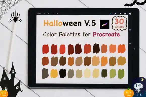 Procreate Color Palettes Halloween V5