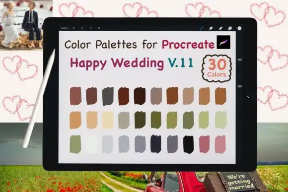 Procreate Color Palettes Wedding V11