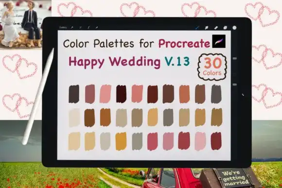 Procreate Color Palettes Wedding V13