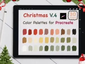 procreate color palettes set xmas v4 graphics 5759187 1 1 580x387 33440