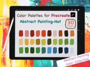 procreate color palettesabstract hot graphics 9937922 1 1 580x387 33876