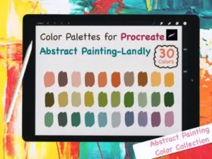 procreate color palettesabstract landly graphics 10154935 1 1 580x387 33871