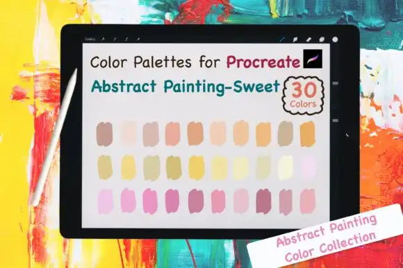 Procreate Color Palettes Abstract Sweet