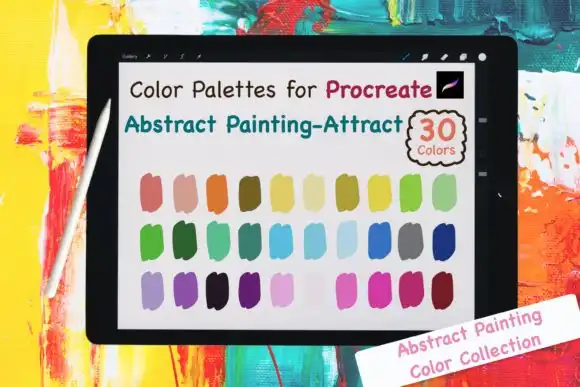Procreate Color Palettes Abstract Attract