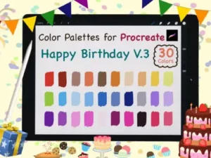 procreate color palettesbirthday v3 graphics 6720793 1 1 580x387 33809