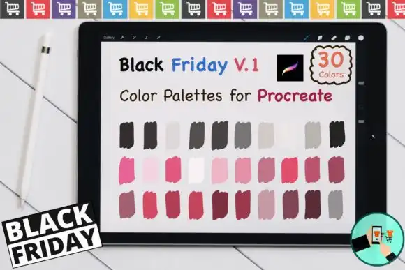 Procreate Color Palettes Black Friday V1
