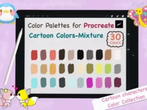 procreate color palettescartoon mixture graphics 8809539 1 1 580x387 33404