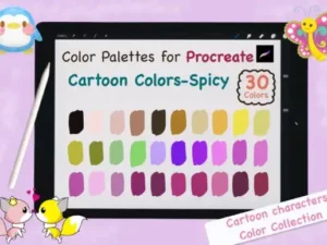procreate color palettescartoon spicy graphics 8768222 1 1 580x387 33471