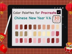 procreate color paletteschinese ny v6 graphics 7162481 1 1 580x387 33394