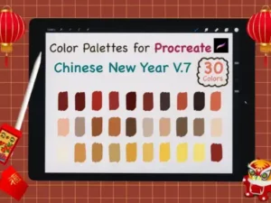 procreate color paletteschinese ny v7 graphics 7162512 1 1 580x387 33475