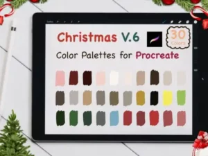 procreate color paletteschristmas v6 graphics 6184952 1 1 580x387 33483