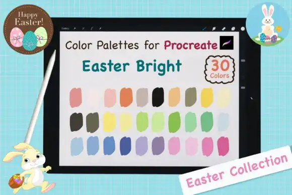 Procreate Color Palettes Easter Soft