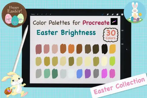 Procreate Color Palettes Easter Brightness
