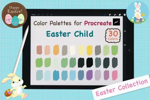 Procreate Color Palettes Easter Child