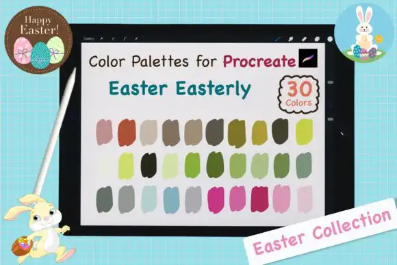 Procreate Color Palettes Easter Easterly