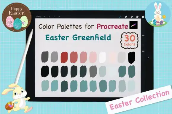 Procreate Color Palettes Easter Greenfie