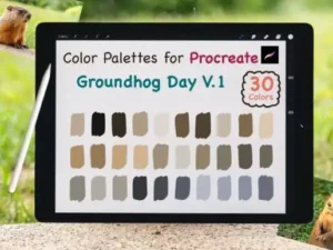 procreate color palettesgroundhog v1 graphics 7205756 1 1 580x387 33758