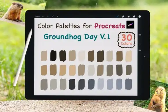 Procreate Color Palettes Groundhog V1