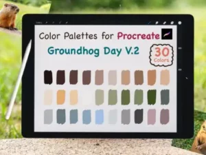 procreate color palettesgroundhog v2 graphics 7205815 1 1 580x387 33756