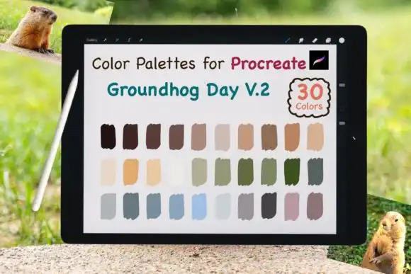 Procreate Color Palettes Groundhog V2