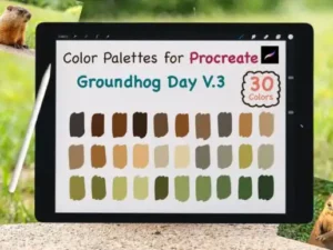 procreate color palettesgroundhog v3 graphics 7224819 1 1 580x387 33783