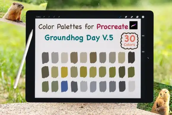Procreate Color Palettes Groundhog V5