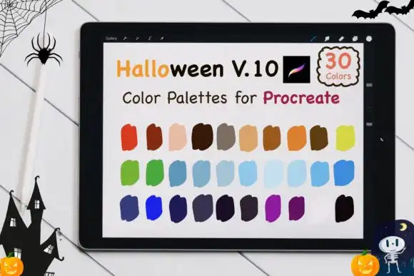 Procreate Color Palettes Halloween V10