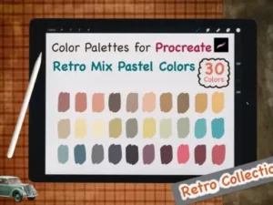 procreate color palettesretro mixpastel graphics 7944351 1 1 580x387 33541