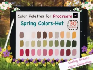 procreate color palettesspring hot graphics 9238029 1 1 580x387 34120