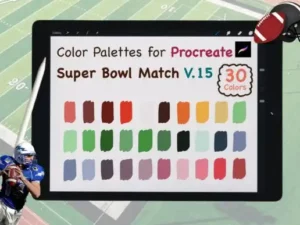 procreate color palettessuper bowl v15 graphics 7294692 1 1 580x387 33583