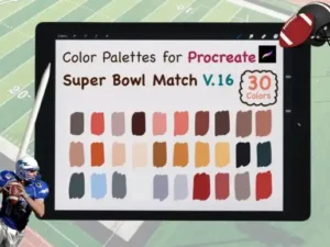 procreate color palettessuper bowl v16 graphics 7302175 1 1 580x387 33602
