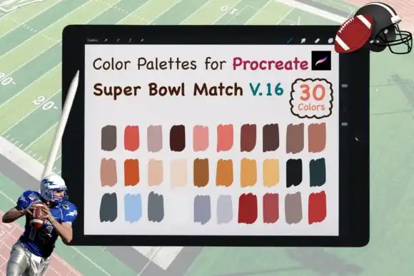 Procreate Color Palettes Super Bowl V16