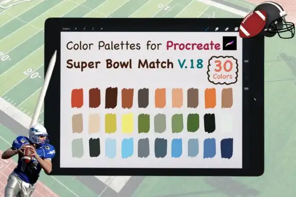 Procreate Color Palettes Super Bowl V18