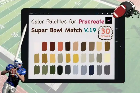 Procreate Color Palettes Super Bowl V19