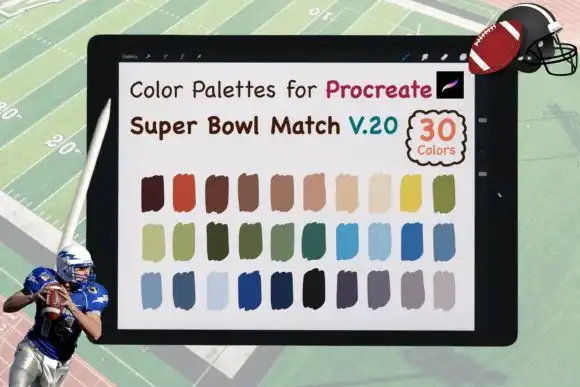 Procreate Color Palettes Super Bowl V20