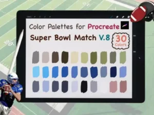 procreate color palettessuper bowl v8 graphics 7260851 1 1 580x387 33565