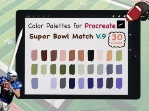 procreate color palettessuper bowl v9 graphics 7260868 1 1 580x387 33537